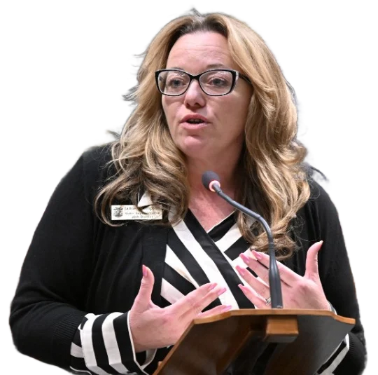 Rep. Jamie Thompson speaking on the Michigan House floor
